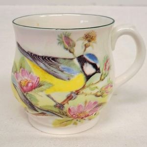 Vintage "Murphys Mugs" fine bone china mug with bird design England